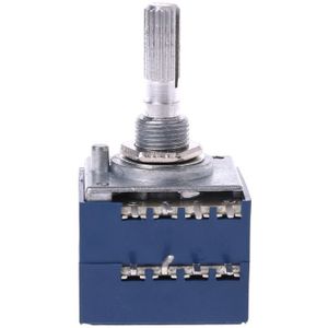 Potentiometer RH2702 8 Pin Gekarteld Split Shaft 6Mm Precisie 27-Type A100K 100K