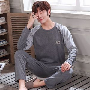 2 Stuks Nachtkleding Set Voor Mannen-Nachthemden Pyjama Sleepshirts Homewear Top En Broek Nachtkledij Pyjama