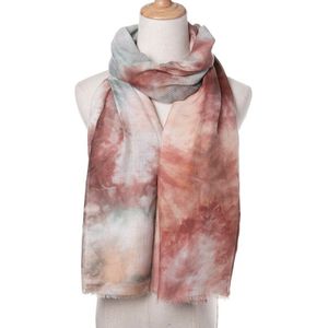 Foxmother Winter Sjaals Sjaal Pashmina Hijab Foulard Femme Wrap Sjaal Bufanda Tie Dye Vrouwen Sjaal Dames Moeder