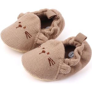 Leuke Cartoon Baby Baby Crib Schoenen Schattige Pasgeboren Jongens Schoenen Peuter Baby Girl Knit Schoenen Zachte Anti-Slip Zool slip-On Schoen