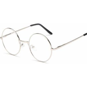 Ronde Spiegel Zonnebril voor Vrouwen Retro Metalen Frame Brillen Koreaanse Clear Lens Zonnebril Vrouwelijke Optische Glazen