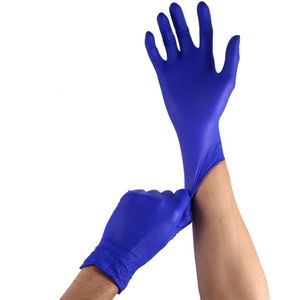 100 stks/partij Wegwerp Handschoenen Nitril Rubber Handschoenen Latex Voor Thuis Voedsel Laboratorium Schoonmaken Rubberen Handschoenen