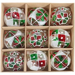 10Cm Kerstballen Ornamenten Grote Xmas Boom Onbreekbaar Opknoping Ballen Decoratie Voor Hoilday Party Kerstballen Set