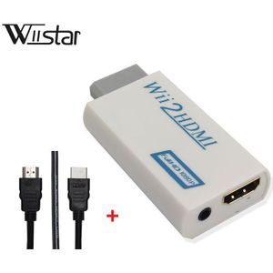 Wiistar Wii Naar Hdmi Converter Adapter Wii In Hdmi Out Met Hdmi Kabel Wii2hdmi