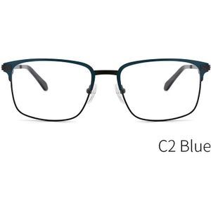 Kansept Metaallegering Bril Frames Voor Mannen Vierkante Bijziendheid Optische Brillenglazen Frames Groen Eyewear TM004