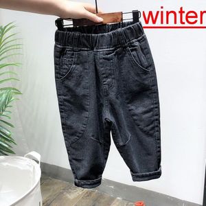 Kinderen Jongens Winter Dikke Denim Broek Baby Jongens Casual Goede Fluwelen Warme Jeans Broek Voor Jongens Broek 2-6Yrs