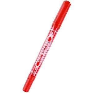 Comix 0.5mm/1.5mm Dual Head kleurrijke Waterdichte pen Permanente Verf Markers Vette Marker Pen briefpapier voor school art supplies