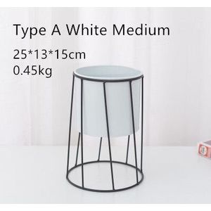 Nordic Stijl Creatieve Bloempot Plant Rack Balkon Tuin Eenvoudige Moderne Smeedijzeren Stand Floor Woonkamer Home Decoraties