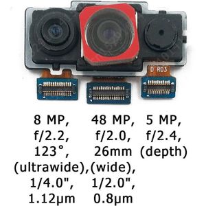 Originele Front En Achter Back Camera Voor Samsung Galaxy A31 A315 Belangrijkste Facing Camera Module Flex Kabel Vervangende Onderdelen