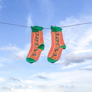 Spring Autumn Girls Socks Flower Cotton Socks Casual Beautiful Floral Long Socks Children Socks for Girls 1-8Years