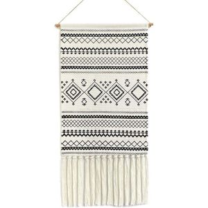 Macrame Geweven Muur Opknoping Wandtapijten, Boho Home Decor, Geometrische Art Decor Boho Achtergrond, Kamer Deur Decoratie