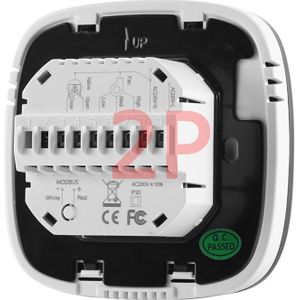 Tuya 2P4P Digitale Programmeerbare Kamerthermostaat Wifi Voor Warmte Cool Temp Werkt Met Alexa Google Thuis