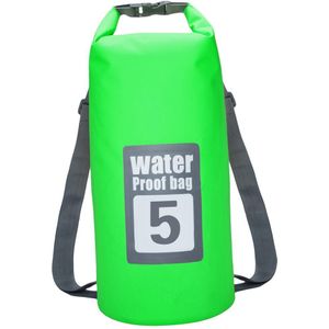 Pvc Waterdichte Dry Bag Sack Kajakken Rafting Camping Vissen Droog Rugzak Groen 5L/10L/15L/20L/30L Varen Waterdichte Zakken