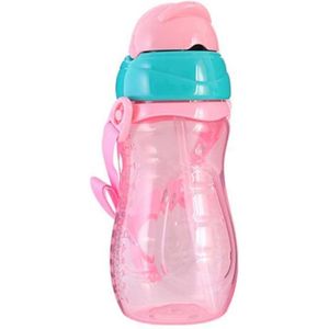 100% Brand Baby Baby Voeden Feeder 330ML PP Verpleging Sap Melk Mini Hardheid Baby Flessen met Stro
