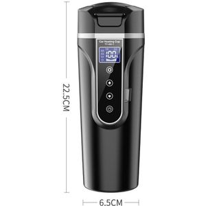 Voor Auto Draagbare Waterkoker Verwarming Koffie Cup Mok Reizen Thermosfles Digitale Display Smart Touch Temperatuurregeling
