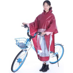 Elektrische Fiets Regenjas Fiets Waterdichte Kap Poncho Regenkleding Hooded Voor Motorfiets Fiets Mannen Vrouwen Regenhoes