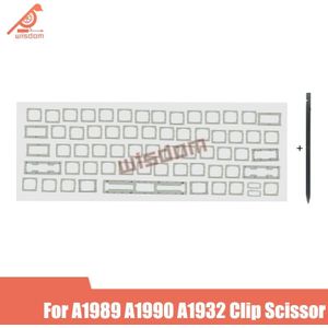Compleet Volledige Set Toetsenbord Clip Cilps Scharnier Schaar Voor Macbook Pro 13 ''15'' A1989 A1990 A1932 Clip schaar