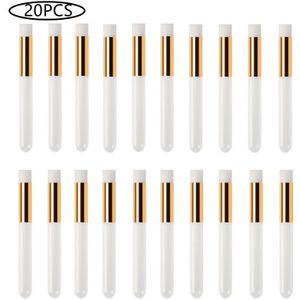 5/10/15/20Pcs Wimper Neus Borstel Wenkbrauw Mee-eter Wasborstel Cleanser Professionele Wimper Lash extension Tool