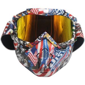 Moto rcycle goggles moto cross bril met masker ski goggle mannen vrouwen moto moto rbike dirt bike atv
