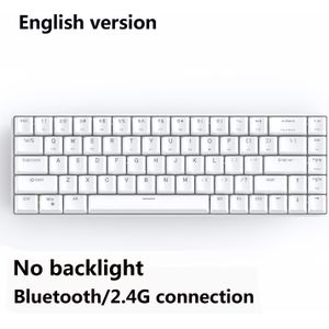 Metoo Gaming Mechanische Toetsenbord Draadloze Bluetooth/2.4Ghz Toetsenbord Blauw/Rood/Bruin Schakelaar Voor Mac Windows Android