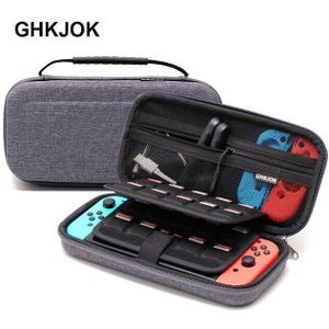 Hoge Quanlity Grey Hard Tas Opslag Travel Carry Pouch Case Beschermende Grijze Zakken Voor Ns Nintendo Switch Oled