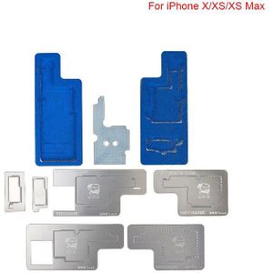 Monteur 3D Bga Reballing Stencil Kit Voor Iphone X-12 Pro Max Tussenlaag Kan Worden Geplant Platform Tin Template Lassen