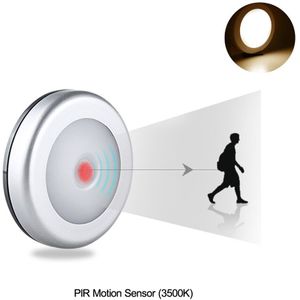 COB Motion Sensor LED Night Lights Draadloze Magnetische Kast Licht Batterij Aangedreven Kast Slaapkamer Touch Control Wandlamp