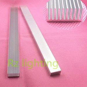 10 stks/partij High Power LED aluminium Heatsink 300mm * 25mm * 12mm voor 1 w, 3 w, 5 w led emitter diodes