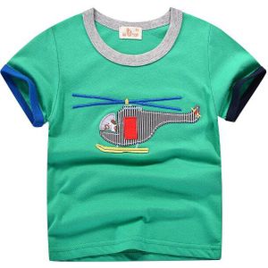 Linling Koreaanse Stijl Kinderen T Shirts Cartoon Katoen Zomer Kinderkleding Korte Mouw Ronde Hals T-shirt Jongens Tops Tee P28
