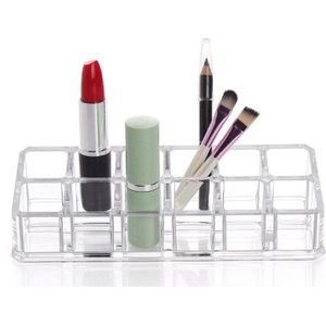 Acryl Make Organizer Wattenstaafjes Container Cosmetische Make-Up Wattenschijfje Organizer Sieraden Opbergdoos Lipstick Organizer