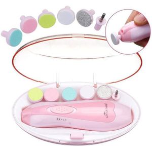 Veiligheid Elektrische Baby Nail File Clippers Tenen Vingernagel Trimmer Manicure Cutter Tool Set Pedicure Care Voor Kids Tool Manicu