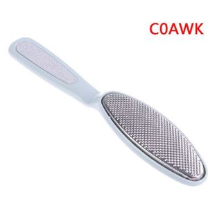 1Pcs Dubbelzijdig Voetvijl Rasp Professionele Voetverzorging Eelt Harde Dode Huid Verwijderen Pedicure Tool Multicolor