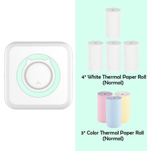 C15 Pocket Thermische Printer Draagbare Mini Draadloze Bt Connect 200Dpi Foto Label Memo Verkeerde Vraag Afdrukken