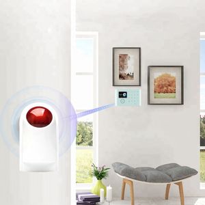 Strobe Sirene Led Light Thuis Anti-Diefstal Beveiliging Alarm Speaker Rode Outdoor Waterdichte Compatibel 433MH Radio Frequentie Gastheer