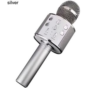 WS858L Draagbare Draadloze Bluetooth Karaoke Microfoon Professionele Spreker Thuis Ktv Handheld Microfoon Voor Alle Smart Phone