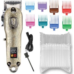 Professionele Verstelbare Pivot Motor Tondeuse Kapper Cord Draadloze Tondeuse Voor Mannen Elektrische Haar Snijder Machine