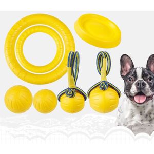 Huisdier Bal Speelgoed Bijten Pull Ring Huisdier Speelgoed Schuim Bite Resistant Drijvende Hond Speelgoed