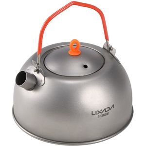 Lixada 600Ml Titanium Waterkoker Voor Kokend Water Koffie Thee Pot Voor Outdoor Camping Backpacken Draagbare Ultralight Theepot