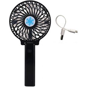 1 Pc Mini Handheld Fan Abs Draagbare Ventilator Voor Office Outdoor Reizen Huishouden Sterke Wind Fan