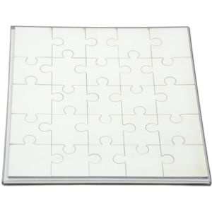 5 Stks/partij Sublimatie Blanco Puzzel Foto Diy Craft Puzzel Mdf Hout Materiaal Warmte Druk Transfer Printing