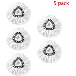 1/3/5Pcs Vervanging Microvezel Spin Mop Schoon Refill Hoofd Voor Vileda O-Ceder Easywring Huishouden cleaning Tools Mop Accessoires
