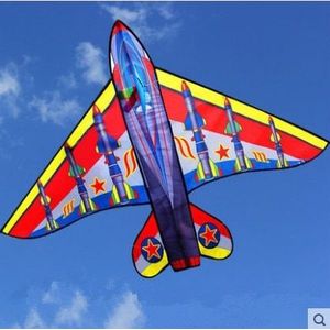 Aankomen Outdoor Fun Sport 63Inch Vliegtuig Kite/Vliegers Met Handvat En Lijn Voor Kinderen Goede Vliegende