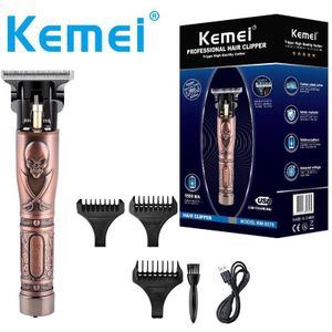 Kemei Professionele Mentrimmer Baard Elektrische Clipper Barbe Haar Snijmachine Herzien Om Outliner Trimmer Tondeuses Mannen