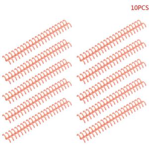 10 Stuks Plastic Losse Leaf Link Spiraal Cirkels Bindmiddel Ring Voor 30 Gaten Notebook