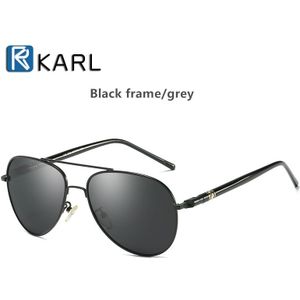 Klassieke Zonnebril Gepolariseerde heren Rijden Bril Zwart Pilot Zonnebril Mannelijke Retro Zonnebril Voor Mannen/Vrouwen