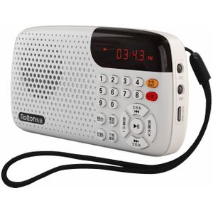 Mini Versie Card Speaker Led Display Draagbare Speaker Tone Usb &amp; Tf Radio Ochtend Oefening Zingen Machine Voor Ouderen