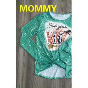 Girlymax Fall/Winter Halloween Baby Meisjes Mama Volwassen Raglans Boutique Katoen Top Shirt Kinderen Kleding Pompoen Basic Heks Tie