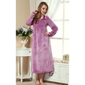 Herfst Winter Dames Verdikte Flanellen Nachthemd Coral Fluwelen Super Lange Grote Maat Losse Nachtjapon Nachtkleding Homewear Пижама