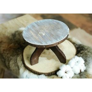 Pasgeboren Fotografie Props Mini Houten Tafel Baby Foto Tafel Zuigeling Schieten Accessoires Studio Creatieve Props Kleine Houten Bureau