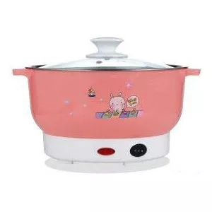 elektrische mini kookpan, 1,8 liter, draagbare anti aanbaklaag, snelle